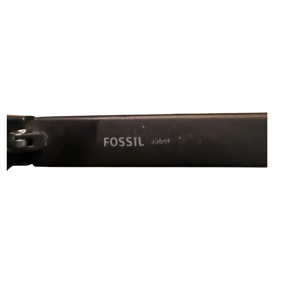Fossil FM80 3560771705‎ Mens Sunglasses Matte Black Rectangular 53-17-146
